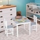 preview thumbnail 5 of 5, Lightweight Kids Table and Chair Set, 3-Piece Wooden Furniture for Arts, Meals, and Daily Activities, Age 3+