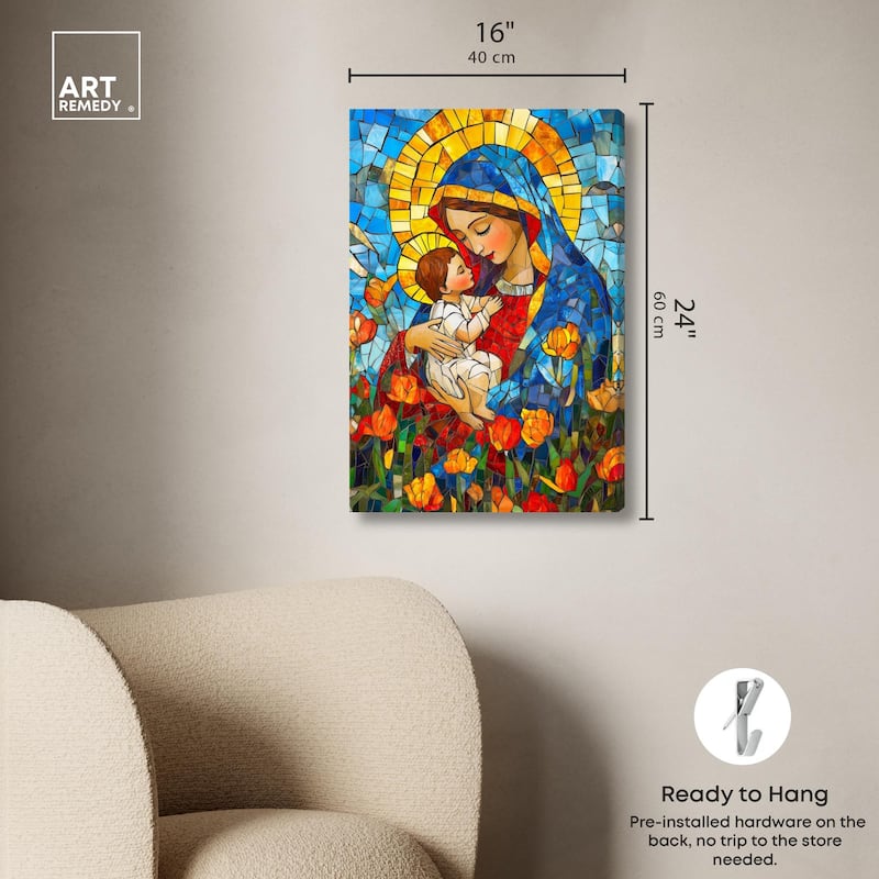 Glass Gospel I Canvas by Art Remedy, Gallery Wrapped