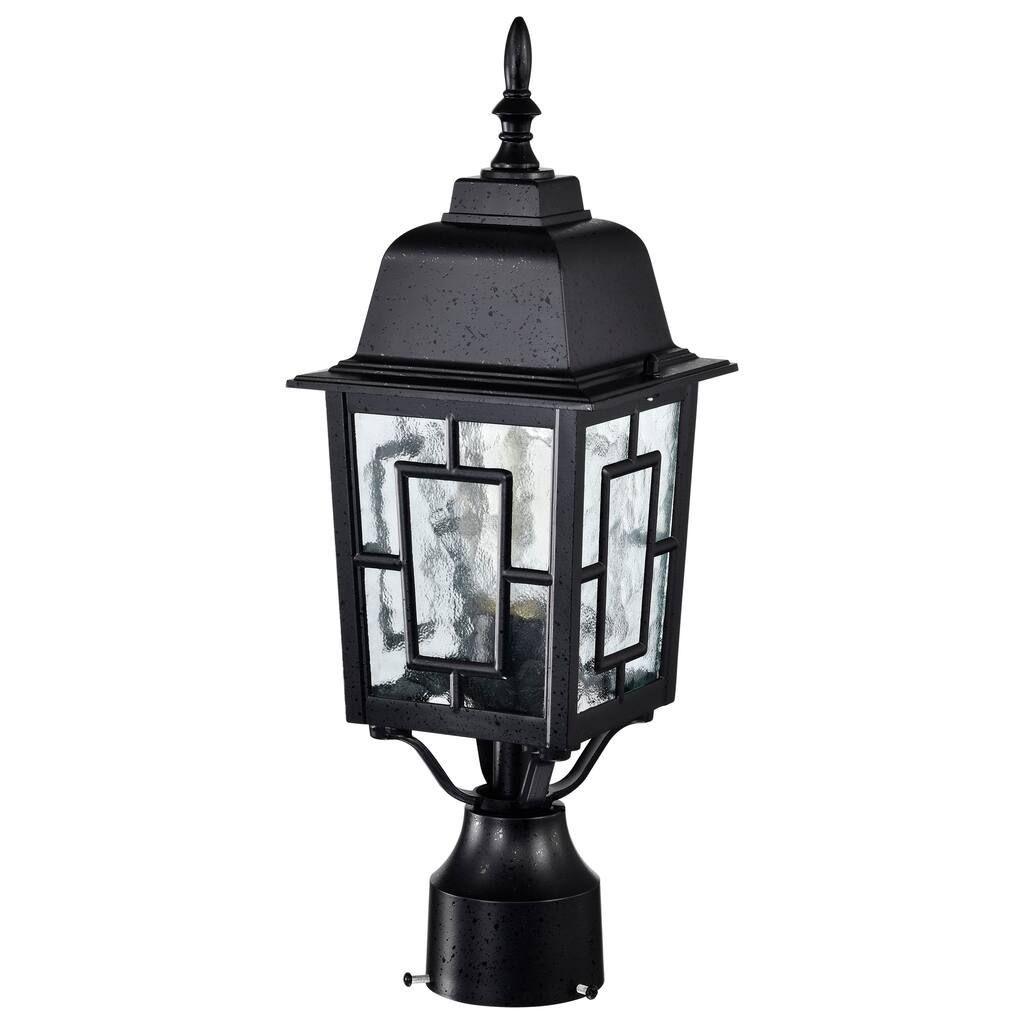 Nuvo Banyon 1-light Textured Black 17-inch Post Fixture