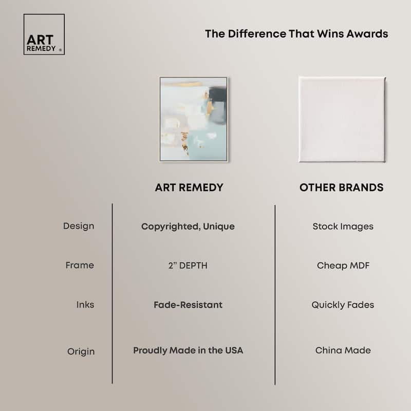 Misty Luxe I Canvas by Art Remedy