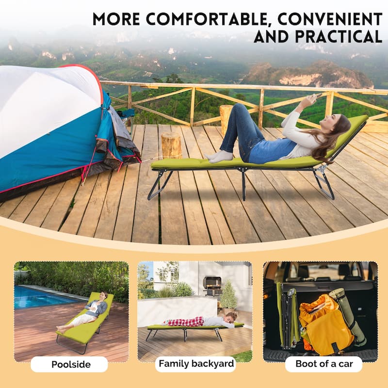 Folding Camping Cot for Adults