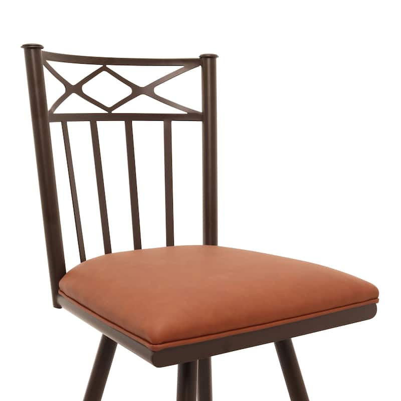 Tempo Furniture Lennix Swivel 26" Counterstool w/ Fully Welded Metal Frame (Commercial Grade) by Furnish Theory (Various Colors)