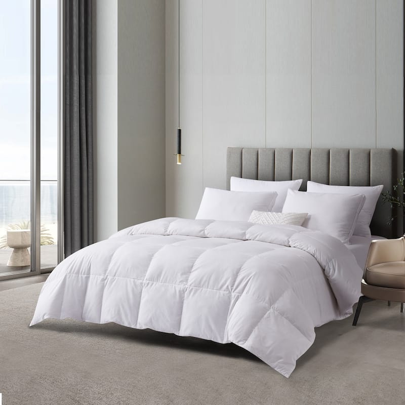 Beautyrest Natural Blend Feather and Down Fiber Comforter - King