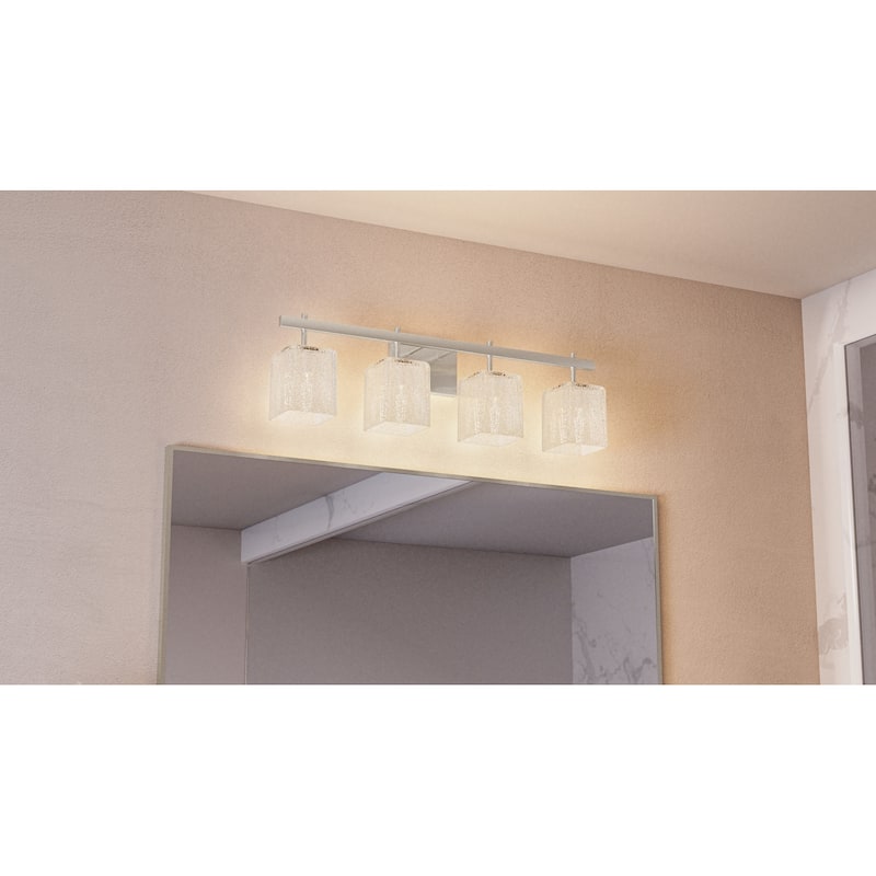 Brenthouse 4-Light Brushed Nickel Bath Light