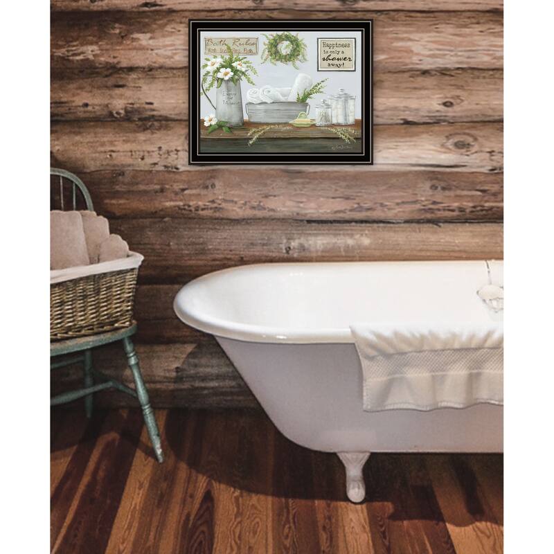 TrendyDecor4U Contemporary "Fresh Towels" Framed Print Wall Art