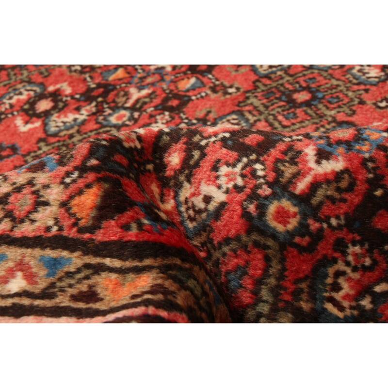 ECARPETGALLERY Hand-knotted Andelz Red Wool Rug - 3'9 x 9'6