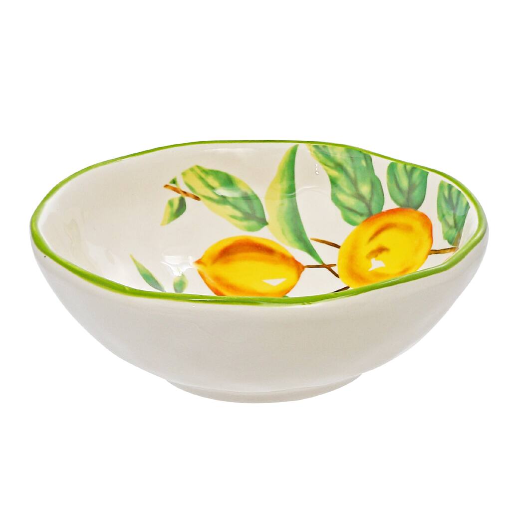 IH Casa Decor Ceramic Lemon Bowl - Set of 2