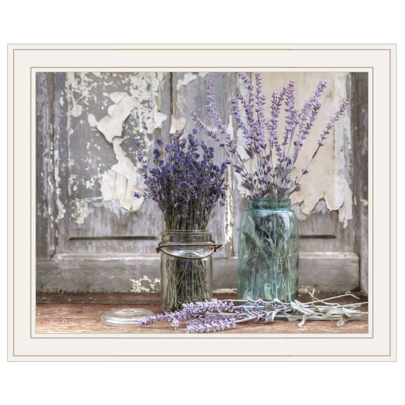 TrendyDecor4U Contemporary "Abundance of Beauty" Framed Print Wall Art by Lori Deiter