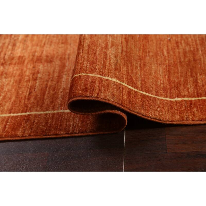 Gabbeh Kashkoli Oriental Runner Rug Wool Hand-knotted Hallway Carpet - 2'8" x 10'0"