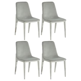 Irene Light Grey Upholstered Dining Side Chair (Set of 4)