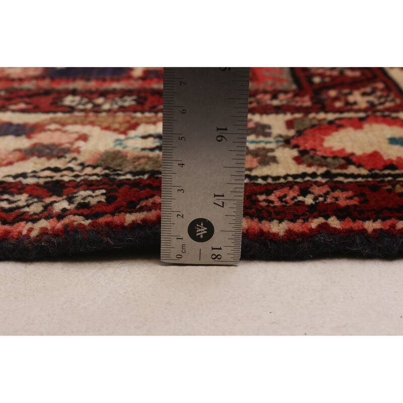 ECARPETGALLERY Hand-knotted Andelz Navy Wool Rug - 3'7 x 10'0