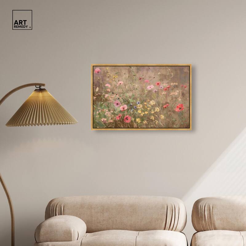 Wildflower Meadow Canvas by Art Remedy