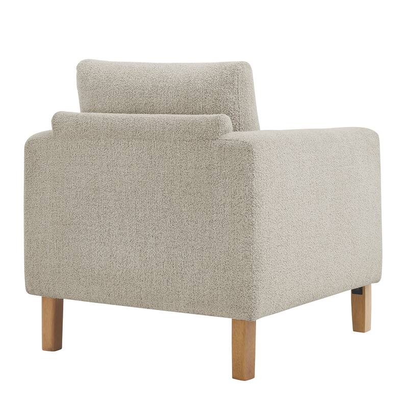 Hawken Boucle Fabric Accent Armchair