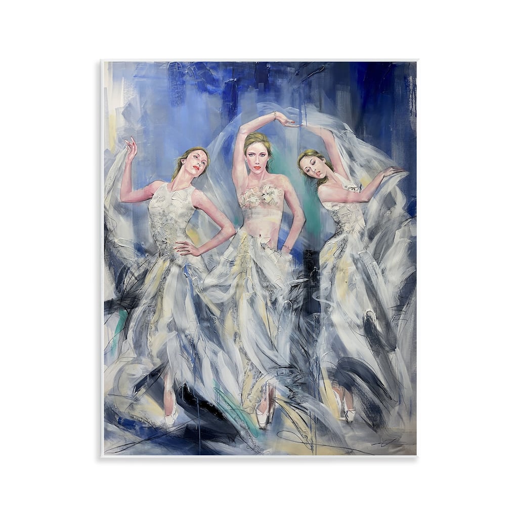 Stupell Fashionable Dancer Trio Wall Plaque Art Design By Lucille Lee