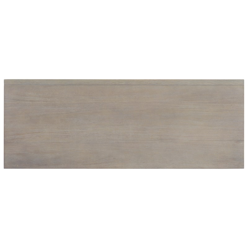 47.25"Sideboard with Pine Veneer and 2 Doors, Retro Buffet with Adjustable Feet, Wooden Storage Cabinet with Metal Handles