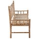 preview thumbnail 4 of 9, vidaXL Patio Bench with Cushion 47.2" Bamboo