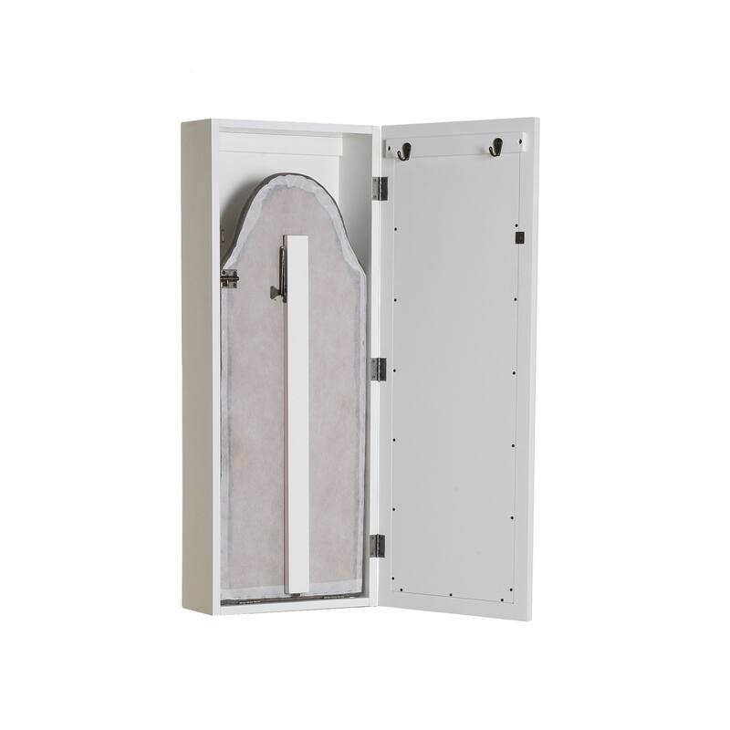 SEI Furniture Wall-mounted Ironing Board and Storage Center