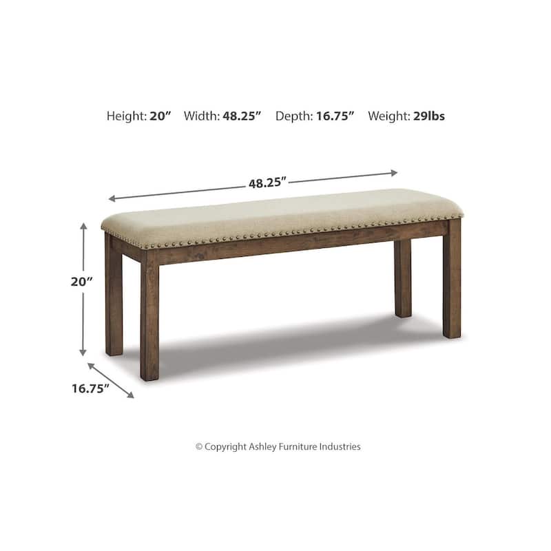 Moriville Upholstered Bench - Beige
