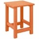 preview thumbnail 62 of 166, Laguna Kids Outdoor Poly Adirondack Side Table Orange