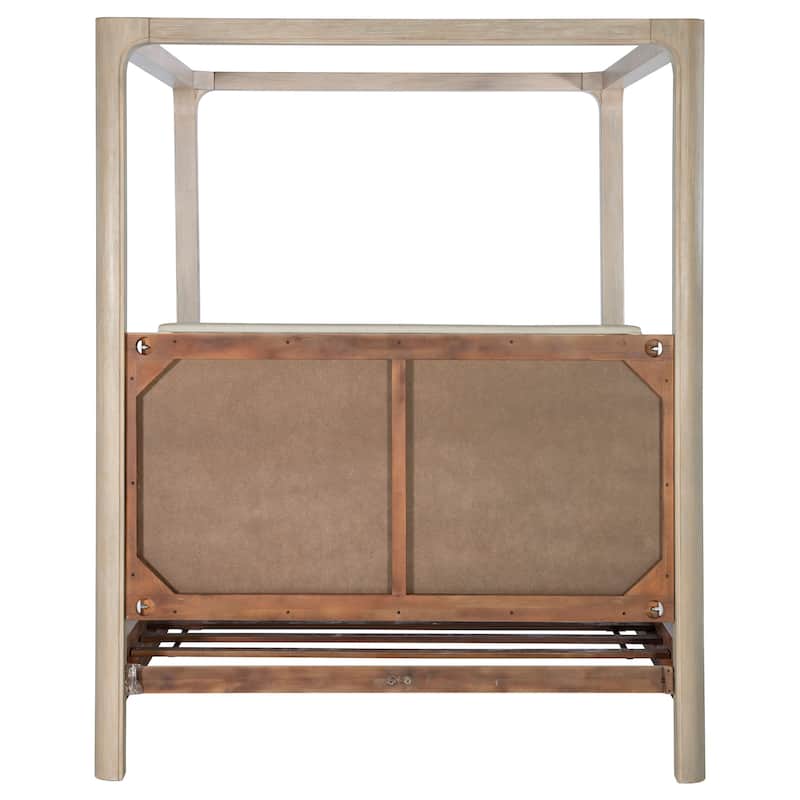 Solano 85-inch Canopy Bed Weathered Mango