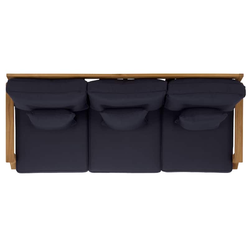 SAFAVIEH Couture Martinique Wood Patio Sofa
