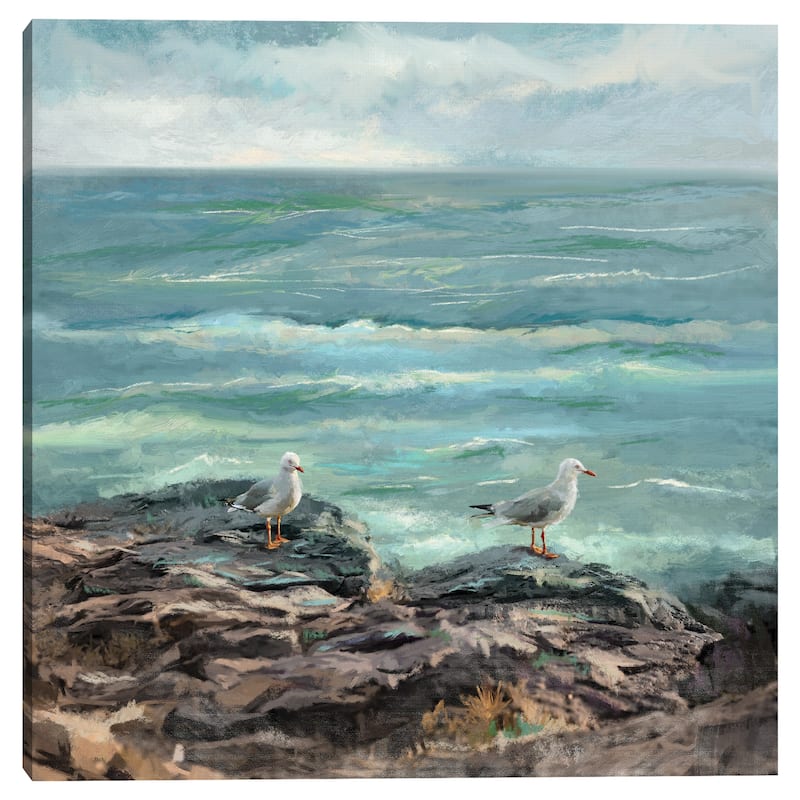 Coastal Duet by Studio Arts Canvas Art Print