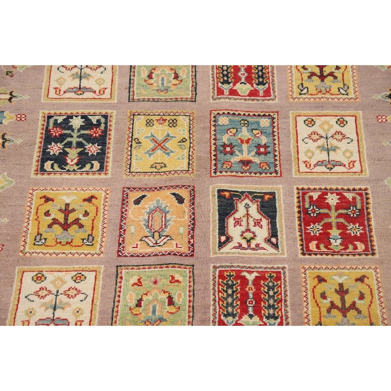 Garden Design Kazak Oriental Accent Rug Handmade Wool Carpet - 3'11" x 5'11"