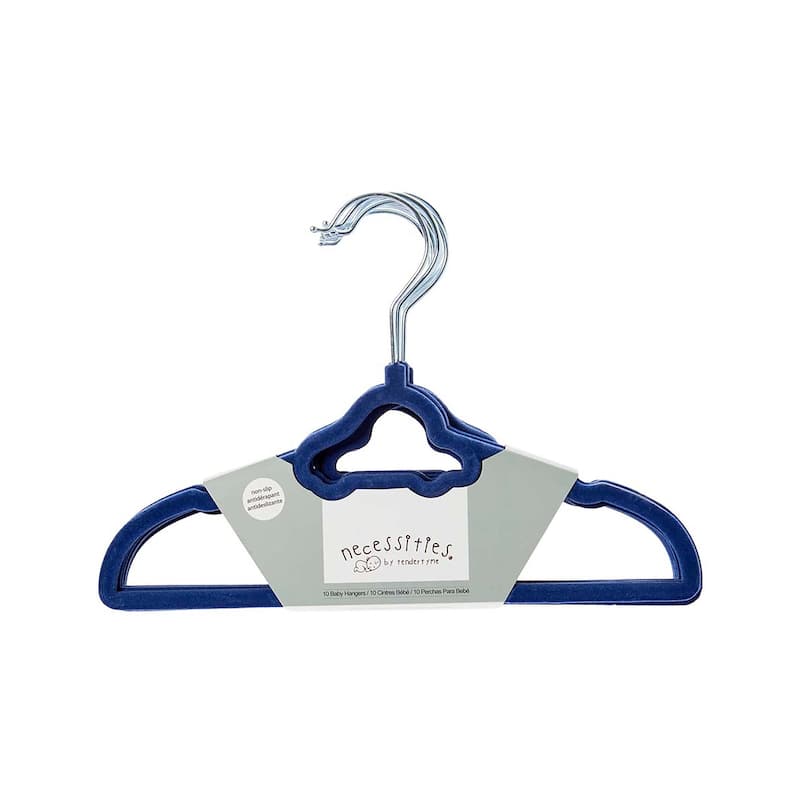 10 Decorative Baby and Child Clothes Hangers - Blue