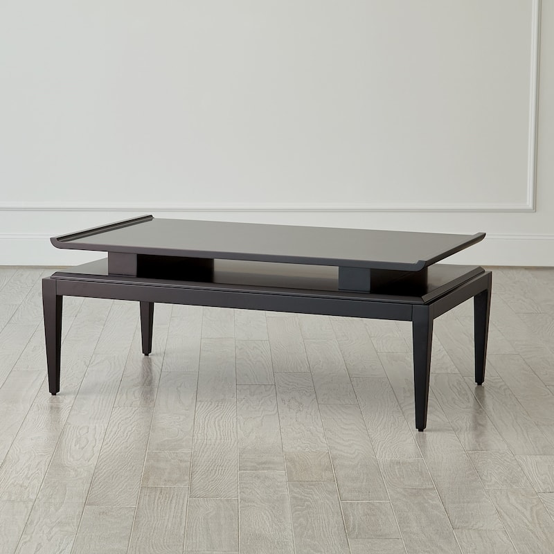 Poise Cocktail Table-Black Satin