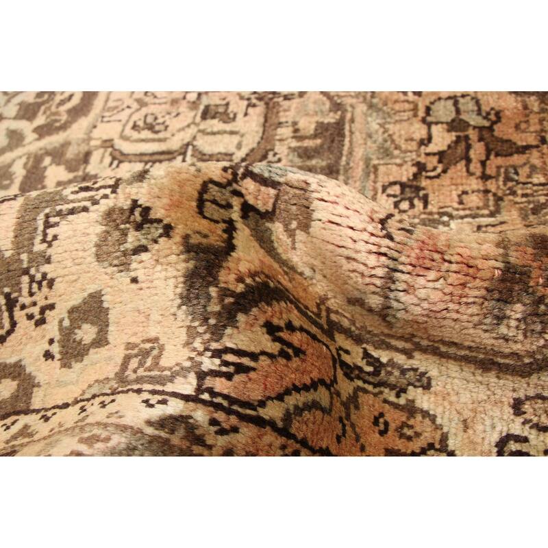 ECARPETGALLERY Hand-knotted Sarabi Light Copper Wool Rug - 7'7 x 10'3