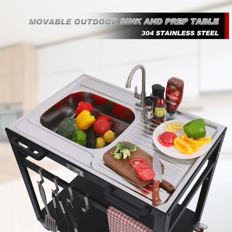 FEASTO KT2435B Stainless Steel Outdoor Kitchen Series Counter Sink