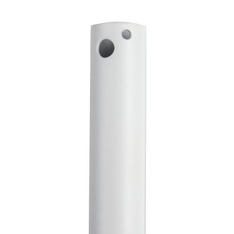 River of Goods 48 inch White Extension Downrod - .875" x .875" x 48"