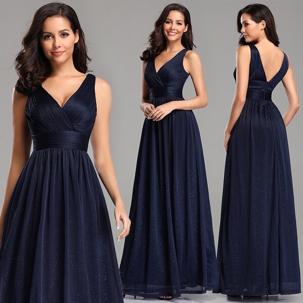 ever pretty navy dress