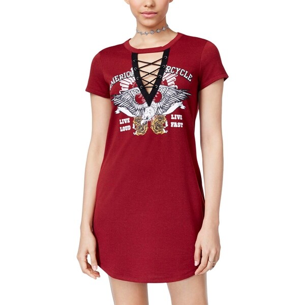 womens graphic t shirt dress