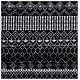 preview thumbnail 55 of 92, SAFAVIEH Tulum Giorgina Rustic Moroccan Boho Tribal Rug 10' Square - Black/Ivory