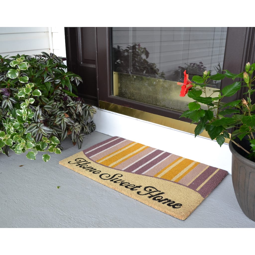 Sweet Home Outdoor Coir Non Skid Doormat