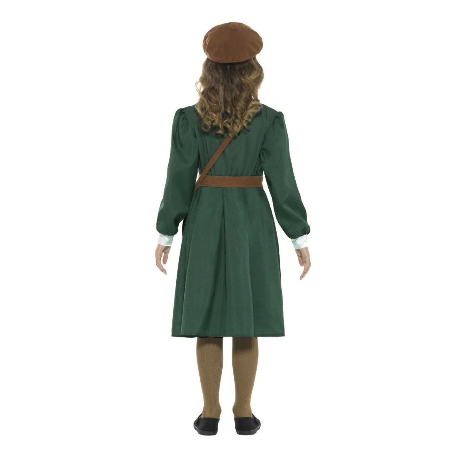 Shop 47 5 Green And Brown Ww2 Evacuee Medium Girl Halloween Costume Overstock 29183866