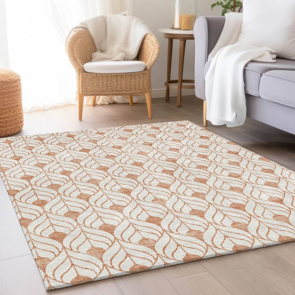 Premium Washable Super Soft Modern Teardrop Mayfield Rug