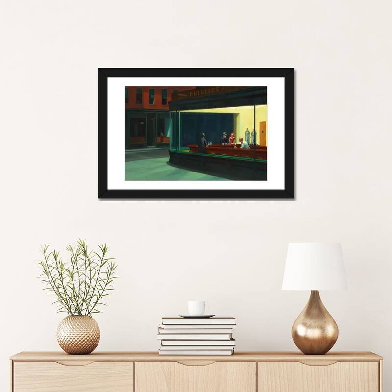 iCanvas "Nighthawks, 1942" by Edward Hopper