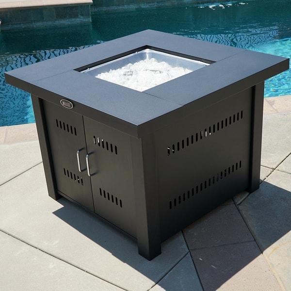 Shop Belleze 40 000btu Outdoor Patio Propane Gas Fire Pit Table W