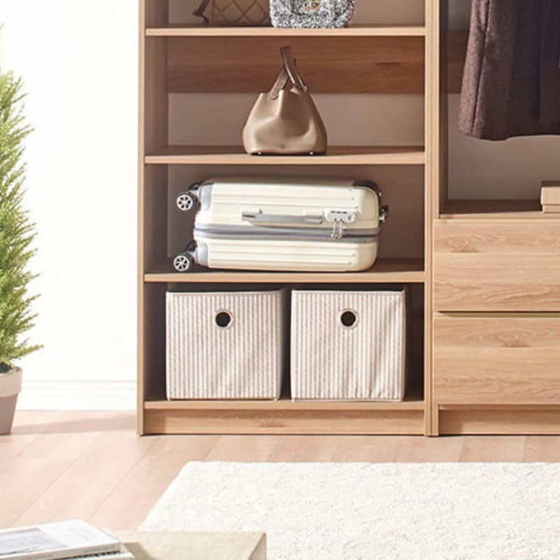 Prosper Freestanding Walk in Wood Closet System - 83" H x 94.2" W x 15.7" D