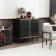 preview thumbnail 17 of 45, Timechee Kitchen Sideboard End Table Entry Accent Storage Cabinet