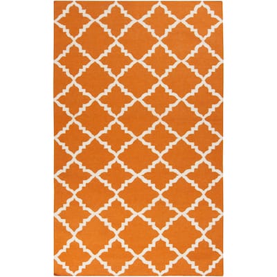 Hand-woven Villach Flatweave Wool Area Rug