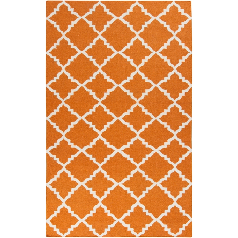 Hand-woven Villach Flatweave Wool Area Rug