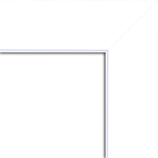 Amanti Art Corvino White Framed Magnetic Board