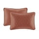preview thumbnail 39 of 129, Madison Park Mansfield Reversible Oversized 3-piece Solid Texture Bedspread Quilt Set with Matching Shams