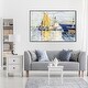preview thumbnail 10 of 8, Oliver Gal 'Venice The Giudecca' Nautical and Coastal Yellow Wall Art Canvas Print 54 x 36