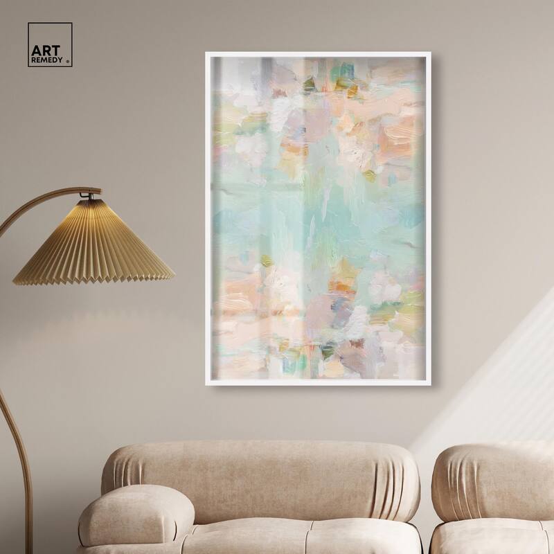 Expressive Swirls Shadowbox by Art Remedy