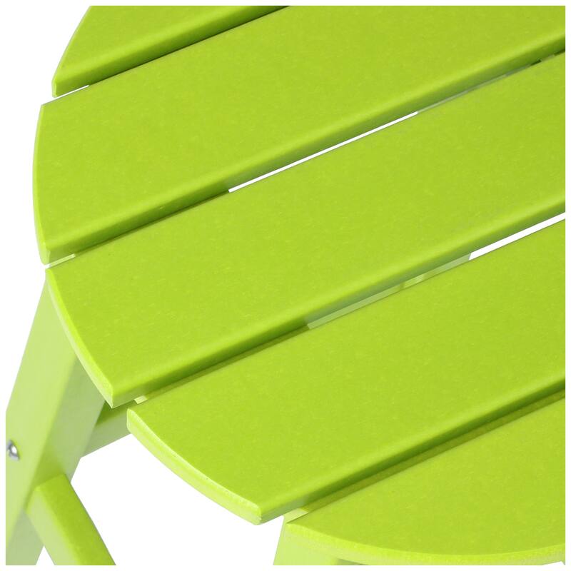 Laguna Hdpe All Weather Outdoor Patio 29" Round Bar Stool (Set Of 3)