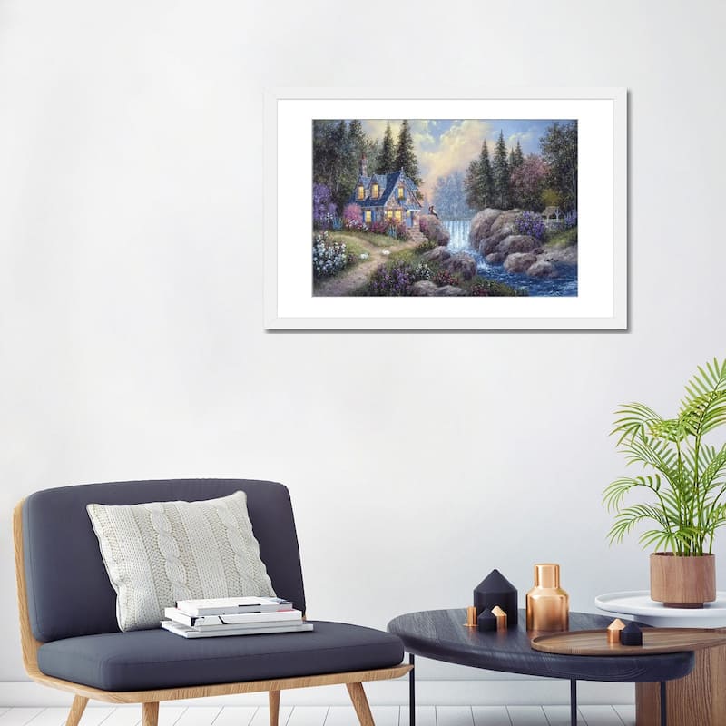 iCanvas "Watching the Falls" by Dennis Lewan